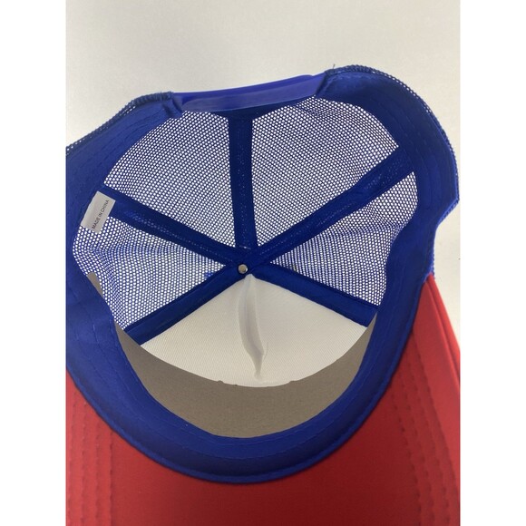 Lot of 10 USA Smiley Face Cowboy Hat Trucker Caps Red White Blue Mesh Snapback - Picture 5 of 5